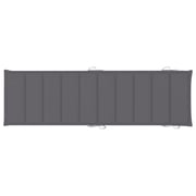 vidaXL Sun Lounger Cushion Anthracite 186x58x3 cm vidaXL Sun Lounger Cushion Anthracite 186x58x3 cm