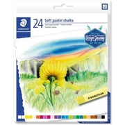 Staedtler 2430-c24 Soft Pastel Chalks Set 24 Colors