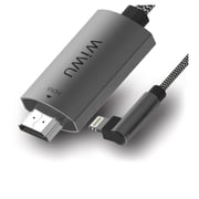 WIWU Lightning To HDMI Cable For iPhone Black WIWU Lightning To HDMI Cable For iPhone Black