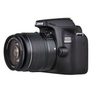 Canon EOS 4000D DSLR Camera Body Black + EF-S 18-55mm III Lens + EF 75-300mm Lens