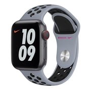 Apple 40mm Obsidian Mist/Black Nike Sport Band – Regular Apple 40mm Obsidian Mist/Black Nike Sport Band – Regular