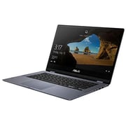 Asus VivoBook Flip (TP412FA-OS31T) Convertible Laptop- 14Inch Touch Intel Core i3-8145U, 4GB, 128GB SSD, 2.1GHz, Win10, Eng-kb, Star Grey (1 Year Warranty) Asus VivoBook Flip (TP412FA-OS31T) Convertible Laptop- 14Inch Touch Intel Core i3-8145U, 4GB, 128GB SSD, 2.1GHz, Win10, Eng-kb, Star Grey (1 Year Warranty)