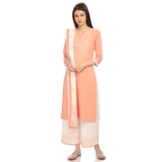 BIBA Peach Kurta Palazzo Set Size 38 BIBA Peach Kurta Palazzo Set Size 38