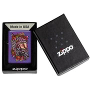 Zippo 49413 237 Wolf In Sheep's Clothing Design Purple Matte Windproof Lighter Zippo 49413 237 Wolf In Sheep's Clothing Design Purple Matte Windproof Lighter