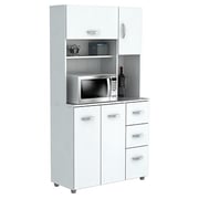 AtoZ Furniture KS-988218-1 White Kitchen Storage Cabinet Kitchen Storage AtoZ Furniture KS-988218-1 White Kitchen Storage Cabinet Kitchen Storage