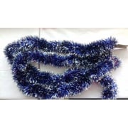 Christmas Magic Blue/silver Tinsel Garland 6.5cmx2m 7ply Christmas Magic Blue/silver Tinsel Garland 6.5cmx2m 7ply