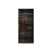 Pan Emirates Howrah 2 Door Wardrobe With Mirror Walnut Pan Emirates Howrah 2 Door Wardrobe With Mirror Walnut