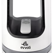 Evvoli Bladeless Pure Cool Fan & Air Purifier With True Hepa Filter And Remote Controlled, Large Size , 12 Speed , Removes Allergens, Pollutants, Dust, Mold, Vocs, Night Light , Low Noise Evpf-50w