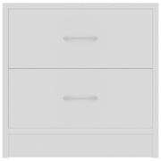 vidaXL Bedside Cabinets 2 pcs White 40x30x40 cm Engineered Wood