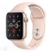 Apple Watch Series 5 GPS 40mm Gold Aluminium Case with Pink Sand Sport Band Apple Watch Series 5 GPS 40mm Gold Aluminium Case with Pink Sand Sport Band