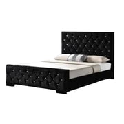 Arya Bedframe King Bed without Mattress Charcoal Grey