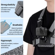 TELESIN Chest Strap Mount Dual Angle for GoPro and Action Camera TELESIN Chest Strap Mount Dual Angle for GoPro and Action Camera