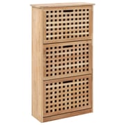 vidaXL Shoe Storage Cabinet 55x20x104 cm Solid Walnut Wood vidaXL Shoe Storage Cabinet 55x20x104 cm Solid Walnut Wood