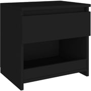 Vidaxl Bedside Cabinet Black 40x30x39 Cm Chipboard Vidaxl Bedside Cabinet Black 40x30x39 Cm Chipboard