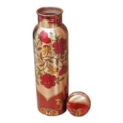 Copper Water Bottle Leak Proof 1000ml Craft Printed CP-03