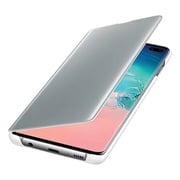 Samsung Clear View Flip Case White For Galaxy S10 Plus Samsung Clear View Flip Case White For Galaxy S10 Plus