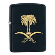 Zippo 325064 218 Saudi Arabia National Flag Black Matte Windproof Lighter