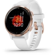 Garmin Venu 2S Rose Gold Stainless Steel Bezel with White Case and Silicone Band 40mm Smartwatch Garmin Venu 2S Rose Gold Stainless Steel Bezel with White Case and Silicone Band 40mm Smartwatch