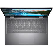 Dell Inspiron 5410 Laptop Core- i3-1125G4 2.00GHz 8GB 512GB SSD Intel UHD Graphics Win11 Home 14inch FHD Silver English/Arabic Keyboard Middle East Version With Wireless Earbuds Black