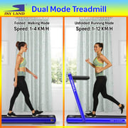 Skyland 2 in 1 Treadmill Machine Walking Pad & Running Pad with Remote Control and Bluetooth Speaker EM-1282-B(Blue) Skyland 2 in 1 Treadmill Machine Walking Pad & Running Pad with Remote Control and Bluetooth Speaker EM-1282-B(Blue)