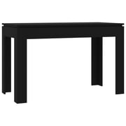 Vidaxl Dining Table Black 120x60x76 Cm Engineered Wood Vidaxl Dining Table Black 120x60x76 Cm Engineered Wood