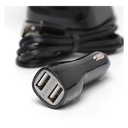 Xplore Car Charger kit With Phone Holder & Lightning Cable Black