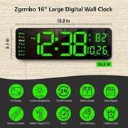 Budi DS-6626 Multicolour LED Wall Clock
