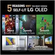 LG OLED TV 83 Inch C1 Series Cinema Screen Design 4K Cinema HDR webOS Smart with ThinQ AI Pixel Dimming OLED83C1PVA LG OLED TV 83 Inch C1 Series Cinema Screen Design 4K Cinema HDR webOS Smart with ThinQ AI Pixel Dimming OLED83C1PVA