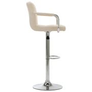 Vidaxl Bar Stools 2 Pcs Cream Fabric Vidaxl Bar Stools 2 Pcs Cream Fabric