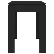 Vidaxl Dining Table Black 120x60x76 Cm Engineered Wood Vidaxl Dining Table Black 120x60x76 Cm Engineered Wood