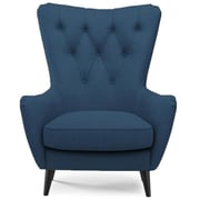 Galaxy Design Louvre Single Seat Sofa Blue Galaxy Design Louvre Single Seat Sofa Blue
