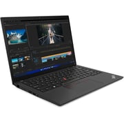 Lenovo ThinkPad T14 Gen 3 (2022) Laptop - 12th Gen / Intel Core i7-1260P / 14inch WUXGA / 512GB SSD / 16GB RAM / 2GB NVIDIA GeForce MX550 Graphics / Windows 11 Pro / English & Arabic Keyboard / Black / Middle East Version - [21AH006LGR]
