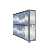 Pan Emirates Dubai Collection 6 Door Wardrobe Silver Pan Emirates Dubai Collection 6 Door Wardrobe Silver