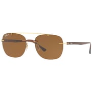RayBan Square Frame Sunglasses For Men RB4280-628783-55-18 RayBan Square Frame Sunglasses For Men RB4280-628783-55-18