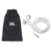 JBL T205 Wired Earbud Headphone White Chrome JBL T205 Wired Earbud Headphone White Chrome