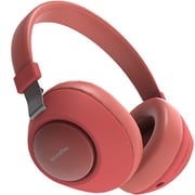 Porodo PD-X1008WLH-RD Soundtec Deep Sound Wireless Over Ear Headphone Red