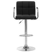 Vidaxl Bar Stools 2 Pcs Black Fabric Vidaxl Bar Stools 2 Pcs Black Fabric