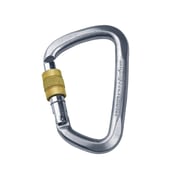 Singing Rock D Steel Connector, Screwgate, Zinc Plated, 50kn