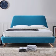 AH Furniture Arroyo Upholstered Platform Bed Queen Size - 110002 AH Furniture Arroyo Upholstered Platform Bed Queen Size - 110002