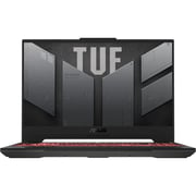 ASUS TUF A15 (2022) Gaming Laptop - AMD Ryzen 7-6800H / 15.6inch FHD / 16GB RAM / 512GB SSD / 4GB NVIDIA GeForce RTX 3050 Graphics / Windows 11 Home / English & Arabic Keyboard / Jaeger Grey / Middle East Version - [FA507RC-HN018W]