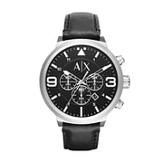 Buy Armani Exchange Black Leather Men Watch AX1371 Online in UAE