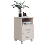 vidaXL Bedside Cabinets HAMAR 2 pcs White 40x35x62 cm Solid Wood vidaXL Bedside Cabinets HAMAR 2 pcs White 40x35x62 cm Solid Wood