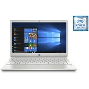 HP Pavilion 13-AN0008NE Laptop - Core i3 3.9GHz 4GB 128GB Shared Win10 13.3inch FHD Silver