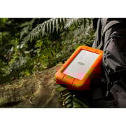 LaCie Rugged Thunderbolt Hard Drive 2TB Silver/Orange STEV2000400 LaCie Rugged Thunderbolt Hard Drive 2TB Silver/Orange STEV2000400