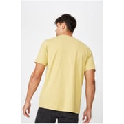 Cotton On Tbar Art T-Shirt Beige Small