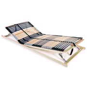 vidaXL Slatted Bed Base with 42 Slats 7 Zones 90x200 cm vidaXL Slatted Bed Base with 42 Slats 7 Zones 90x200 cm