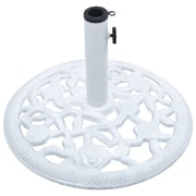 Vidaxl Umbrella Base White 12 Kg 48 Cm Cast Iron Vidaxl Umbrella Base White 12 Kg 48 Cm Cast Iron