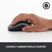 Logitech Wireless Keyboard & Mouse Combo Black + Stereo Headset Bundle