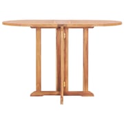 vidaXL 5 Piece Folding Outdoor Dining Set Solid Teak Wood vidaXL 5 Piece Folding Outdoor Dining Set Solid Teak Wood