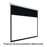 Projector Screen Installation (Motorized) Projector Screen Installation (Motorized)